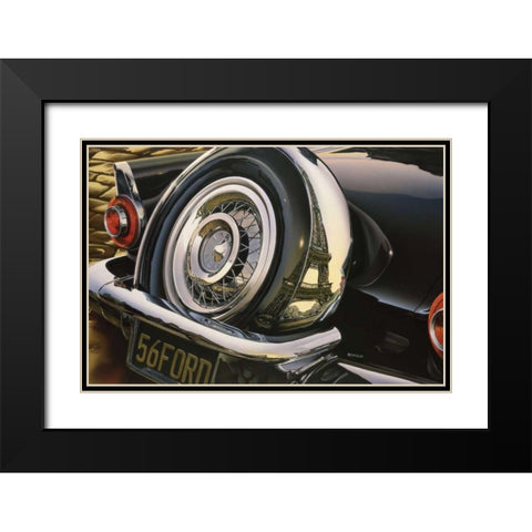 56 Thunderbird Black Modern Wood Framed Art Print with Double Matting by Reynolds, Graham