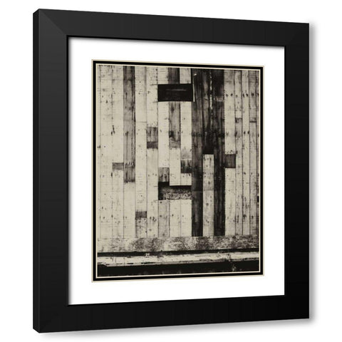 Quebec II Black Modern Wood Framed Art Print with Double Matting by Ling, Tang