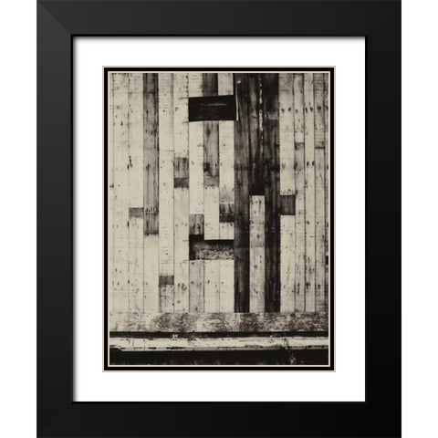 Quebec II Black Modern Wood Framed Art Print with Double Matting by Ling, Tang