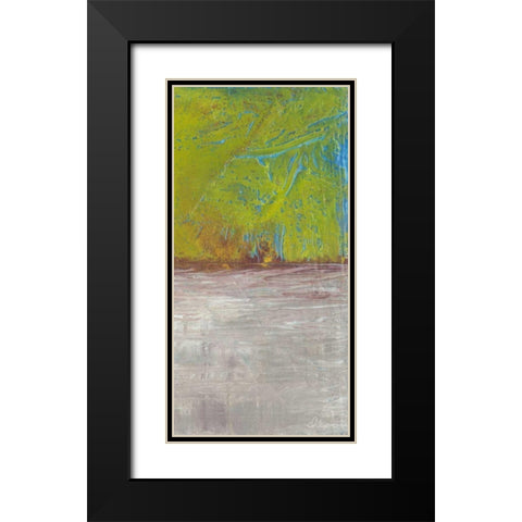 Fire and Ice II Black Modern Wood Framed Art Print with Double Matting by Roll, Dlynn