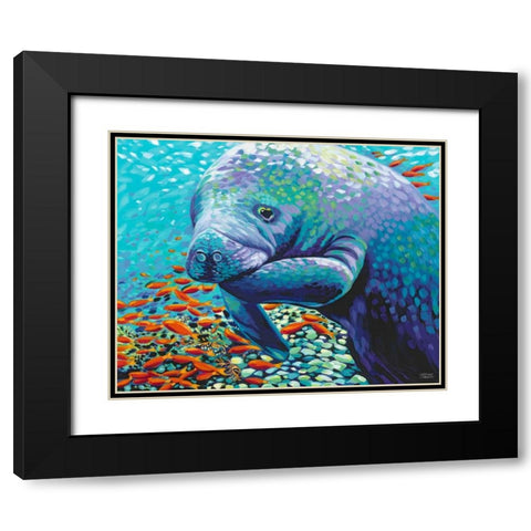 Sea Sweetheart II Black Modern Wood Framed Art Print with Double Matting by Vitaletti, Carolee