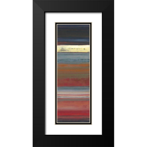 Evening Rays Black Modern Wood Framed Art Print with Double Matting by Joy, Julie