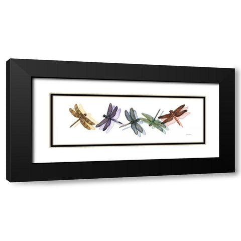 Wings of Splendor II Black Modern Wood Framed Art Print with Double Matting by Russell, Wendy