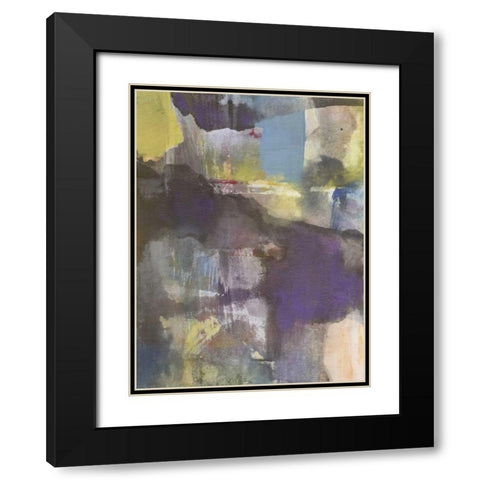 Calm Interlude Black Modern Wood Framed Art Print with Double Matting by Fuchs, Jodi