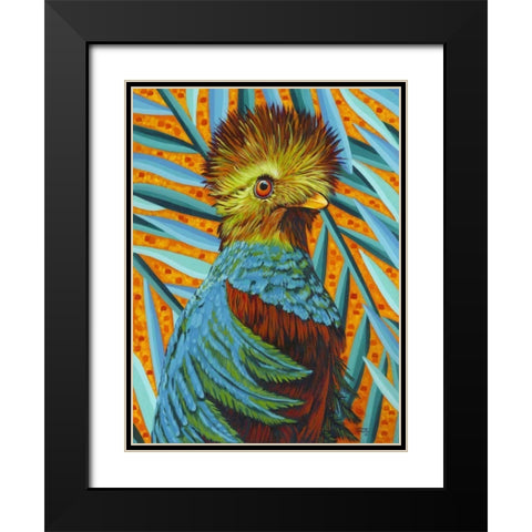 Bird in the Tropics I Black Modern Wood Framed Art Print with Double Matting by Vitaletti, Carolee