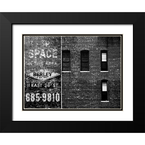 The City Speaks III Black Modern Wood Framed Art Print with Double Matting by Pica, Jeff