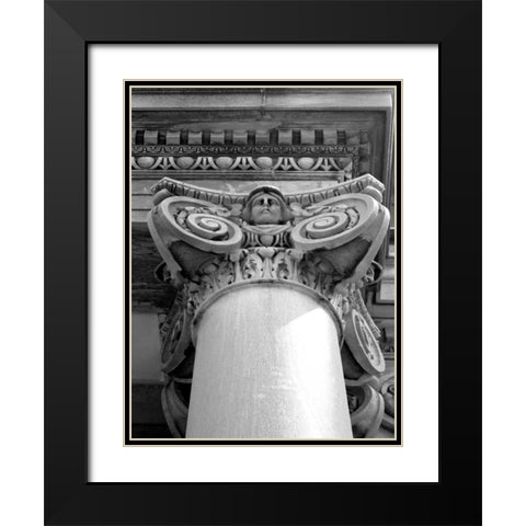 NYC Architecture II Black Modern Wood Framed Art Print with Double Matting by Pica, Jeff