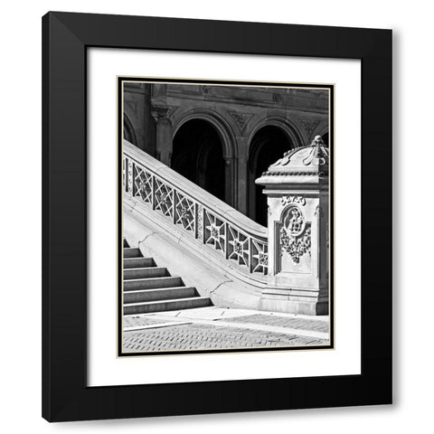 NYC Architecture VI Black Modern Wood Framed Art Print with Double Matting by Pica, Jeff