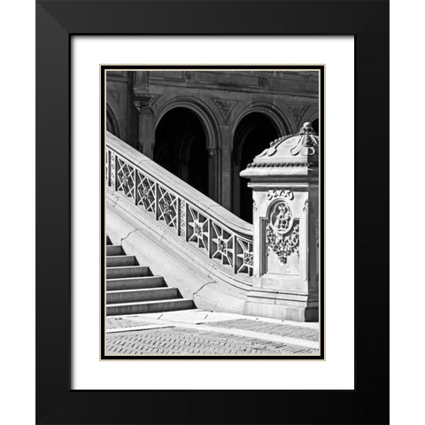 NYC Architecture VI Black Modern Wood Framed Art Print with Double Matting by Pica, Jeff