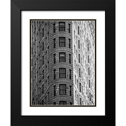 Reflections of NYC I Black Modern Wood Framed Art Print with Double Matting by Pica, Jeff