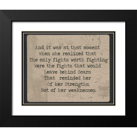She VIII Black Modern Wood Framed Art Print with Double Matting by Jorgensen, Jennifer