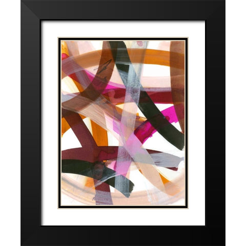 Infinite Path II Black Modern Wood Framed Art Print with Double Matting by Fuchs, Jodi