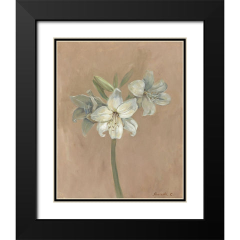 Blooms and Stems IV Black Modern Wood Framed Art Print with Double Matting by Cohen, Marietta