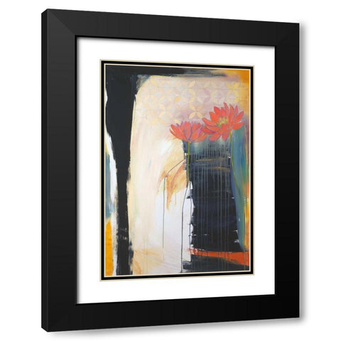 Billboard For Love I Black Modern Wood Framed Art Print with Double Matting by Fuchs, Jodi
