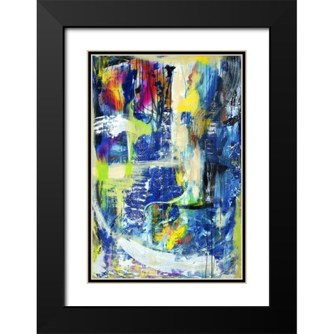 Spiritual Graffiti I Black Modern Wood Framed Art Print with Double Matting by Fuchs, Jodi