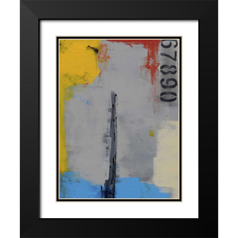 Thats a Wrap II Black Modern Wood Framed Art Print with Double Matting by Ashley, Erin