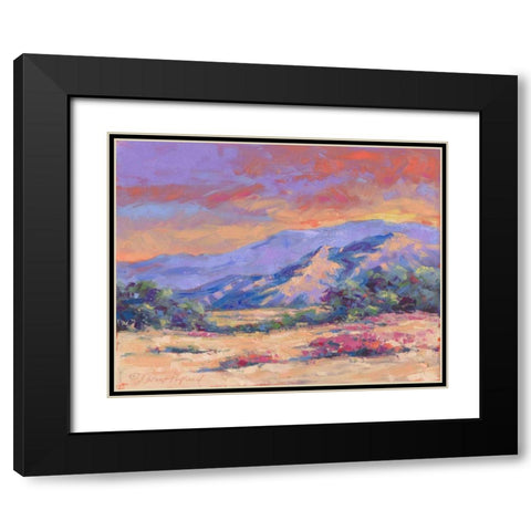 Desert Dessert Black Modern Wood Framed Art Print with Double Matting by Pollard, Julie G.