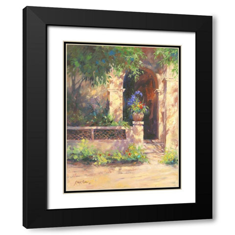 Il Portal Black Modern Wood Framed Art Print with Double Matting by Pollard, Julie G.