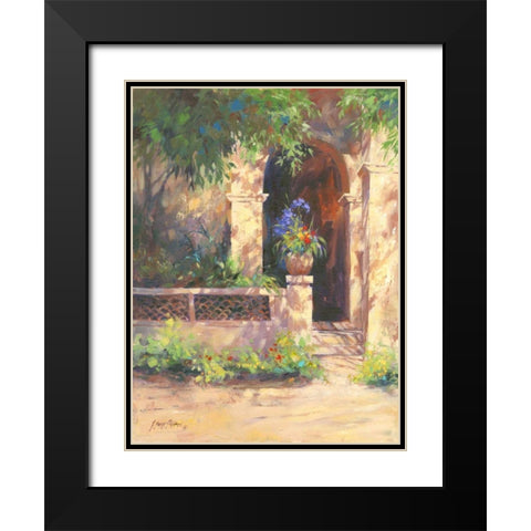 Il Portal Black Modern Wood Framed Art Print with Double Matting by Pollard, Julie G.