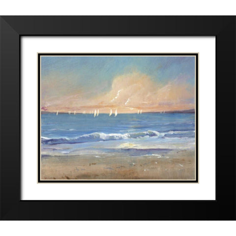 Sailing Breeze I Black Modern Wood Framed Art Print with Double Matting by OToole, Tim