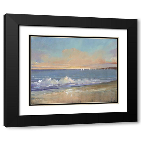 Sailing Breeze II Black Modern Wood Framed Art Print with Double Matting by OToole, Tim