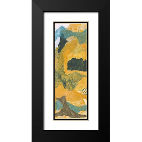 Mountain Shapes I Black Modern Wood Framed Art Print with Double Matting by Roth, Carolyn