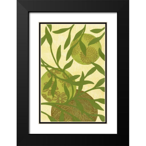 Florestial III Black Modern Wood Framed Art Print with Double Matting by Slocum, Nancy