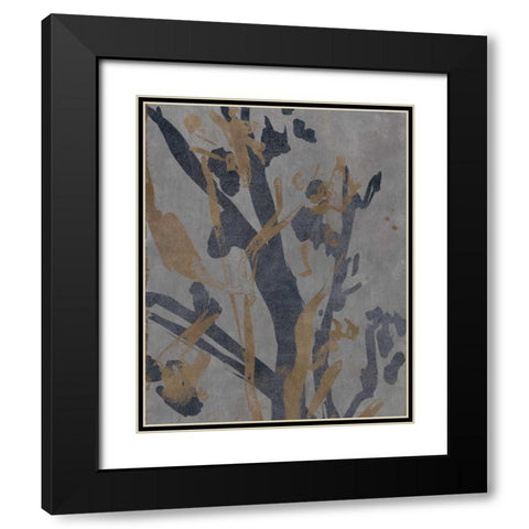 Traces I Black Modern Wood Framed Art Print with Double Matting by Archie, Kate