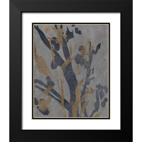Traces I Black Modern Wood Framed Art Print with Double Matting by Archie, Kate
