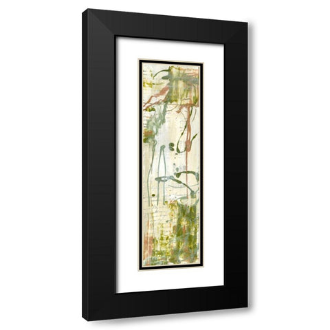 Fluid Motion I Black Modern Wood Framed Art Print with Double Matting by Goldberger, Jennifer