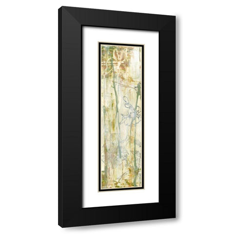 Fluid Motion II Black Modern Wood Framed Art Print with Double Matting by Goldberger, Jennifer