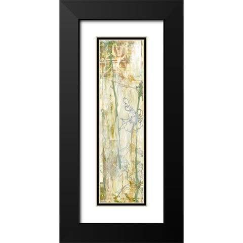 Fluid Motion II Black Modern Wood Framed Art Print with Double Matting by Goldberger, Jennifer