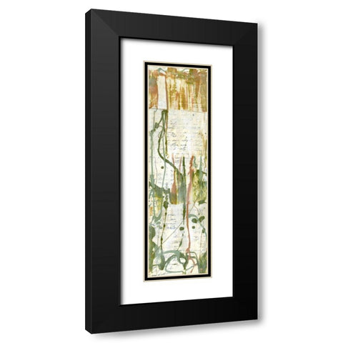 Fluid Motion III Black Modern Wood Framed Art Print with Double Matting by Goldberger, Jennifer