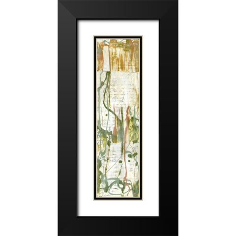 Fluid Motion III Black Modern Wood Framed Art Print with Double Matting by Goldberger, Jennifer