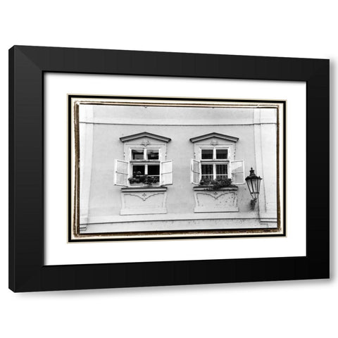 Glimpses of Prague VI Black Modern Wood Framed Art Print with Double Matting by DeNardo, Laura