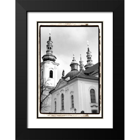 Splendors of Prague II Black Modern Wood Framed Art Print with Double Matting by DeNardo, Laura