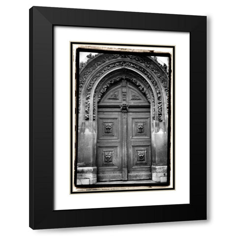 Prague Passageway I Black Modern Wood Framed Art Print with Double Matting by DeNardo, Laura