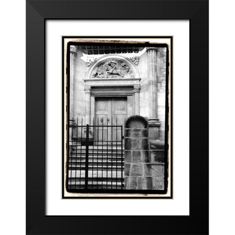 Prague Passageway II Black Modern Wood Framed Art Print with Double Matting by DeNardo, Laura