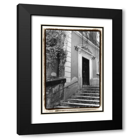 Passing through Prague I Black Modern Wood Framed Art Print with Double Matting by DeNardo, Laura