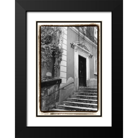 Passing through Prague I Black Modern Wood Framed Art Print with Double Matting by DeNardo, Laura
