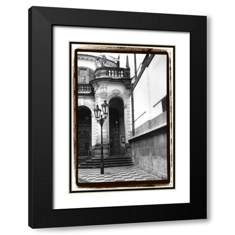 Passing through Prague III Black Modern Wood Framed Art Print with Double Matting by DeNardo, Laura