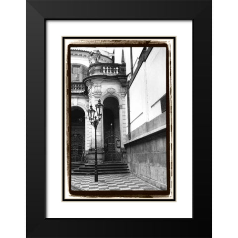 Passing through Prague III Black Modern Wood Framed Art Print with Double Matting by DeNardo, Laura