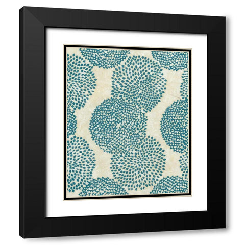 Four Sisters IV Black Modern Wood Framed Art Print with Double Matting by Zarris, Chariklia