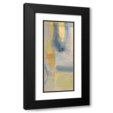 Pastel Fusion I Black Modern Wood Framed Art Print with Double Matting by Goldberger, Jennifer