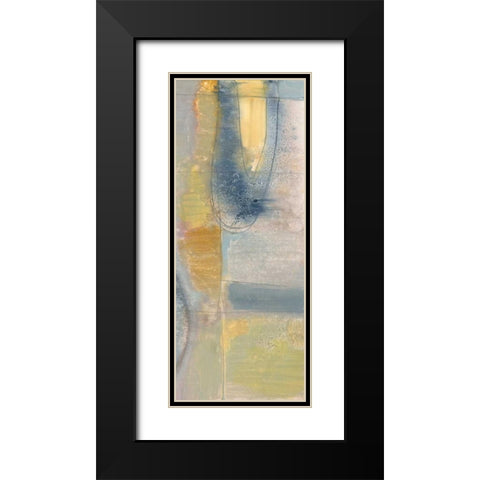 Pastel Fusion I Black Modern Wood Framed Art Print with Double Matting by Goldberger, Jennifer