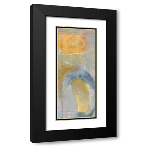 Pastel Fusion II Black Modern Wood Framed Art Print with Double Matting by Goldberger, Jennifer