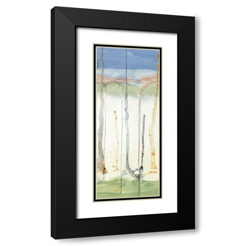 Tributary I Black Modern Wood Framed Art Print with Double Matting by Ludwig, Alicia