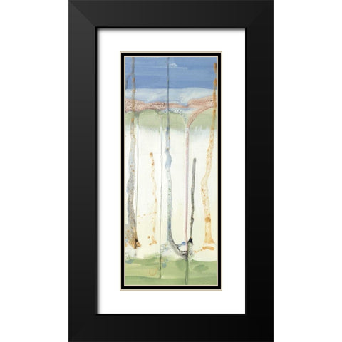 Tributary I Black Modern Wood Framed Art Print with Double Matting by Ludwig, Alicia