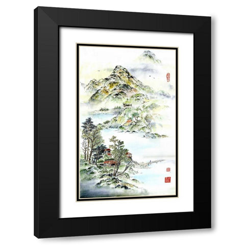 Coming Home Black Modern Wood Framed Art Print with Double Matting by Rae, Nan