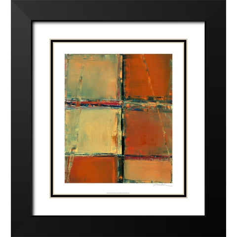 Aerial I Black Modern Wood Framed Art Print with Double Matting by Gordon, Sharon
